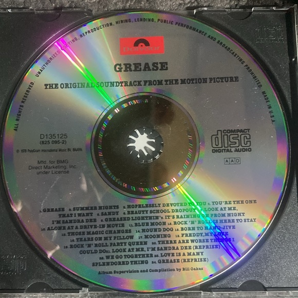 Pre-Owned Grease Original Soundtrack CD - Picture 4 of 7